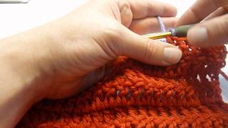 Stitch Scene How to crochet a midrow color change [upl. by Scrogan960]