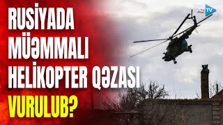 Rusiyanın Mi8 helikopteri gölə düşdü nazirlik əməkdaşları həlak oldular [upl. by Trakas827]