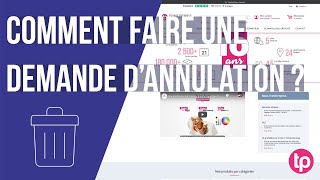 Comment faire une demande dannulation dune commande en cours [upl. by Cerelly]