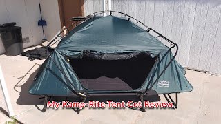 Kamp Rite 2 Man Cot Tent Review [upl. by Pedrotti]