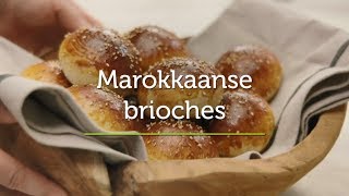 Marokkaanse brioche  Broodjes Bakken  AVEVE [upl. by Madriene]