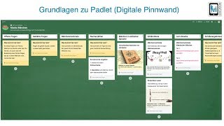 Grundlagen zu Padlet Digitale Pinnwand [upl. by Blainey]