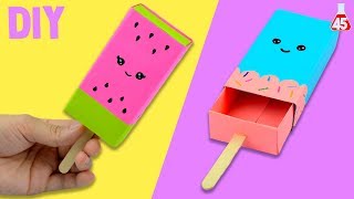 PORTAOGGETTI DI CARTA FAI DA TE  DIY GELATO KAWAII [upl. by Bevus]