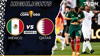 Resumen  México vs Qatar  Copa Oro 2023  TUDN [upl. by Kacey]