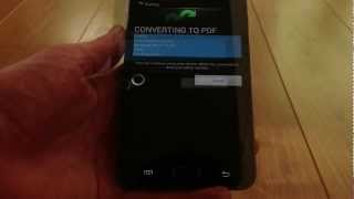 The File Converter on a Galaxy Note [upl. by Natsyrk337]