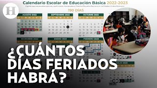 ¡Vacaciones y puentes en ciclo escolar 20232024 Conoce el calendario oficial de la SEP [upl. by Nador620]