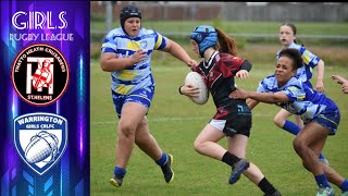 U12 Girls rugby league Warrington Vs Thatto Heath Crusaders Full Match [upl. by Anrahs]