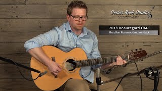 2018 Beauregard OMC Brazilian RosewoodAdirondack Spruce played by Matt Thomas [upl. by Weinstein]