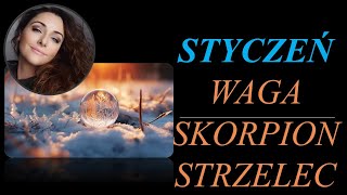 STYCZEŃ 2024 ⛄ Waga Skorpion Strzelec  Runy tarot horoskop [upl. by Latt]