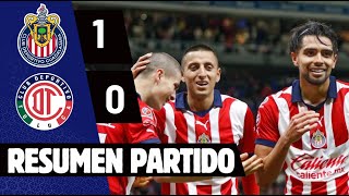 CHIVAS GANA EN CASA Y SE LLEVA VENTAJA A TOLUCA EN CUARTOS FINAL  RESUMEN GOLES [upl. by Osnerol]