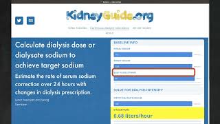 hyponatremia management on continuous dialysis [upl. by Lawson]