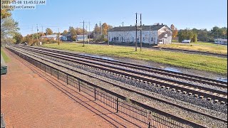 Greenville Texas Live Train Cam West with Train amp Airport Scanner Feed [upl. by Rramahs]