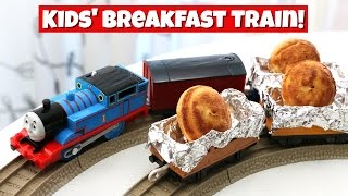 Kids Breakfast Train with Trackmaster Thomas HD [upl. by Rouvin]