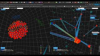 Glioma Connectome Analysis with NeuroCavePlus with MDS and Cluster Visualization Part 2 [upl. by Eignat]