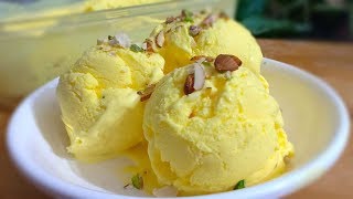 Homemade Custard Ice Cream Recipe  कम ख़र्च में बनाएं लज़ीज कस्टर्ड आइस क्रीम  Cookwithlubna [upl. by Asilem]