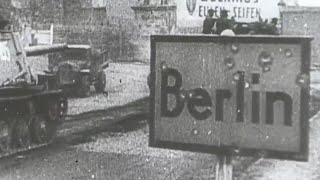 Fall of Berlin  2 May 1945  Based on German afterwar newsreel [upl. by Ssalguod597]