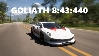 Goliath 843440 my Record Sesto Elemento FE  Forza Horizon 5 [upl. by Illehs]