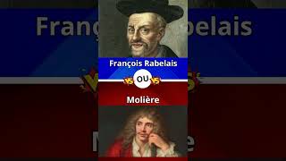 Les Français préfèrent  Rabelais ou Molière [upl. by Llehcam237]