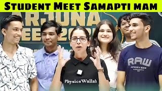 Student Meet Samapti Mam neet2025 [upl. by Nylrebmik]