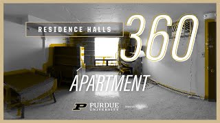 University Residences at Purdue 360 Tour of Apartment Living in Hilltop Apartments  Spring 2020 [upl. by Nalim718]