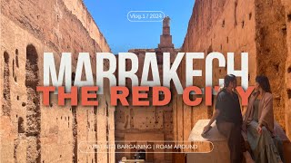 We spent 2 days in Marrakech Morocco 🇲🇦  Riad tour Bargaining in the souks We got scammed [upl. by Ayerf]