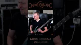 Wintersun Jari Plays Meshuggah  Demiurge In Low Tuning [upl. by Bittencourt]