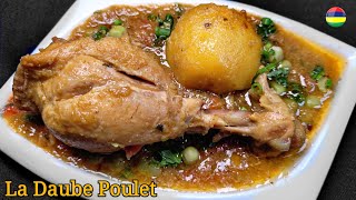 Recette La Daube Poulet Facile en Kreol 🇲🇺  Rostone [upl. by Aisatan]