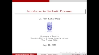 Introduction to Stochastic Processes [upl. by Mcnelly]