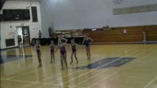 Daphnes Dolls Team Baton Twirling  Ossian Indiana competition [upl. by Anatniuq]