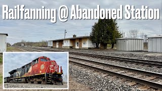 Morrisburg ON Railfanning at Abandoned Station History amp VIACN Action viarail canadiannational [upl. by Gayn]