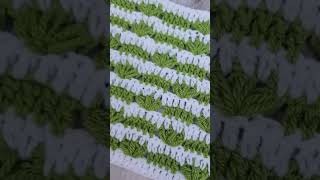 Crochet this unique Bamboo Leaf Stitch today 😍 [upl. by Florrie420]