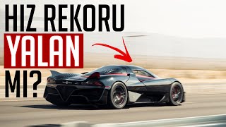 Hız Rekoru Yalan Mı  SSC TUATARA 532kms [upl. by Neau]