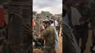 Reading the Torah Wearing Tefillin and Praying inside Gaza israel [upl. by Omer]