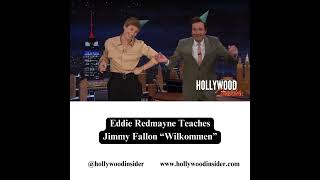 Eddie Redmayne Teaches Jimmy Fallon quotWilkommenquot From quotCabaretquot  Video fallontonight [upl. by Tiler]