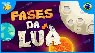 As Fases da Lua  Vídeos Educativos para Crianças [upl. by Mossberg]