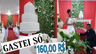 DECORAÇÃO DE CASAMENTO SIMPLES E BARATO [upl. by Heidi]