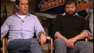 The Hangover Bradley Cooper  Zach Galifianakis amp Ed Helms Interview 2 [upl. by Eslud]