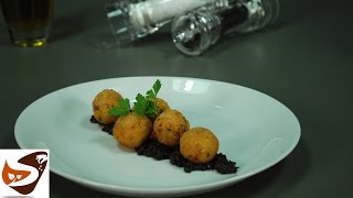 Polpette di pesce con patate e gamberetti  antipasti di pessce fish balls recipe [upl. by Gabbert990]