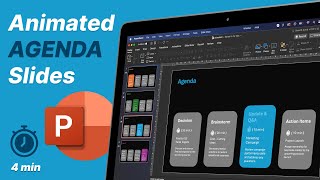 From Blah to BAM Create Animated Agenda Slides in 4 Minutes ⏰🔥 [upl. by Rizas]