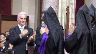 HIS HOLINESS CATHOLICOS ARAM I FOCUSES ON GENOCIDE DURING ADDRESS TO THE LOS ANGELES CITY COUNCIL [upl. by Ecnav]