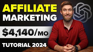 Affiliate Marketing Tutorial For Beginners 2024 Step by Step Using AI [upl. by Idleman]