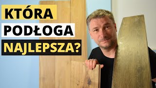 ✅ JAKĄ PODŁOGĘ WYBRAĆ PANEL WINYLOWY PANEL LAMINOWANY CZY DESKĘ ❓ [upl. by Arrehs]