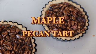 홈베이킹 브이로그  🍁메이플 피칸 타르트  maple pecan tart [upl. by Ziguard907]