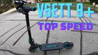 VSETT 9 Top Speed Test with GPS all gears [upl. by Kurman999]