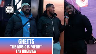 Ghetts quotHis Music Is Poetryquot LIVE  Outernet FAN INTERVIEW CREATIVEINSIGHTTV [upl. by Wrand]