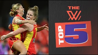 Top five Gold Coast moments from NAB AFLW Season 7 [upl. by Damon]