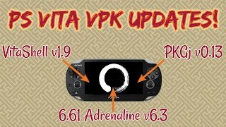 PS Vita VPK Updates  PKGj Vitashell and Adrenaline [upl. by Koehler]