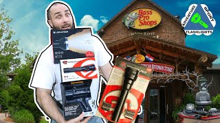 I Bought EVERY Flashlight at Bass Pro [upl. by Nylidam]