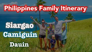 Detailed Philippines Itinerary  Siargao Island  Camiguin Island  Dauin Dumagete [upl. by Ahsinnek28]