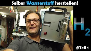 Selber Wasserstoff herstellen Inside amp Unboxing der Wasserstoffmaschine  Teil 1 [upl. by Selden]